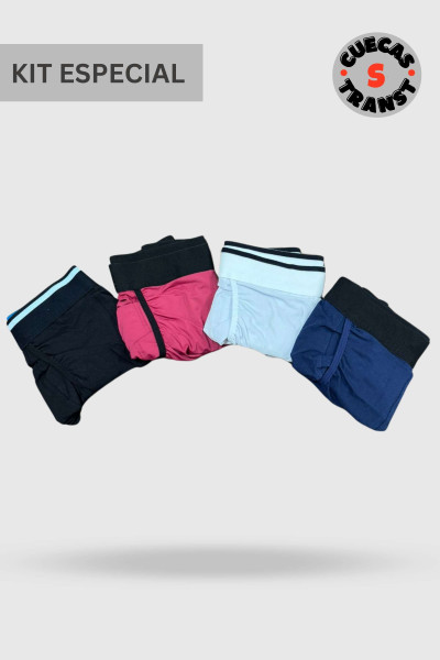Kit 4 Cuecas TransT